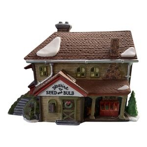 Department 56 New England Village Series 1992 “Bluebird Seed & Bulb” #5642-1